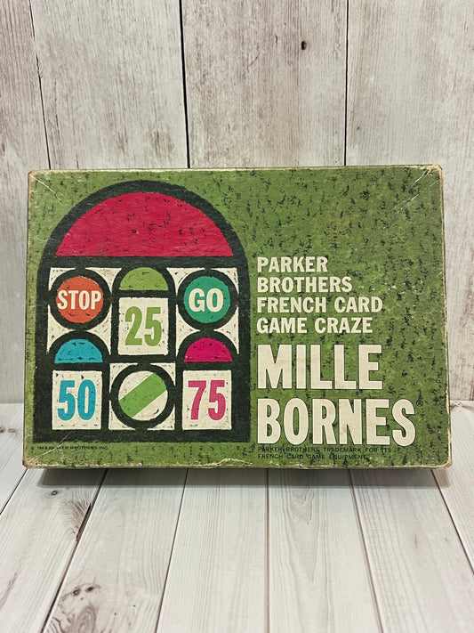 MILLE BORNES - 1964 Parker Brothers French Card Game