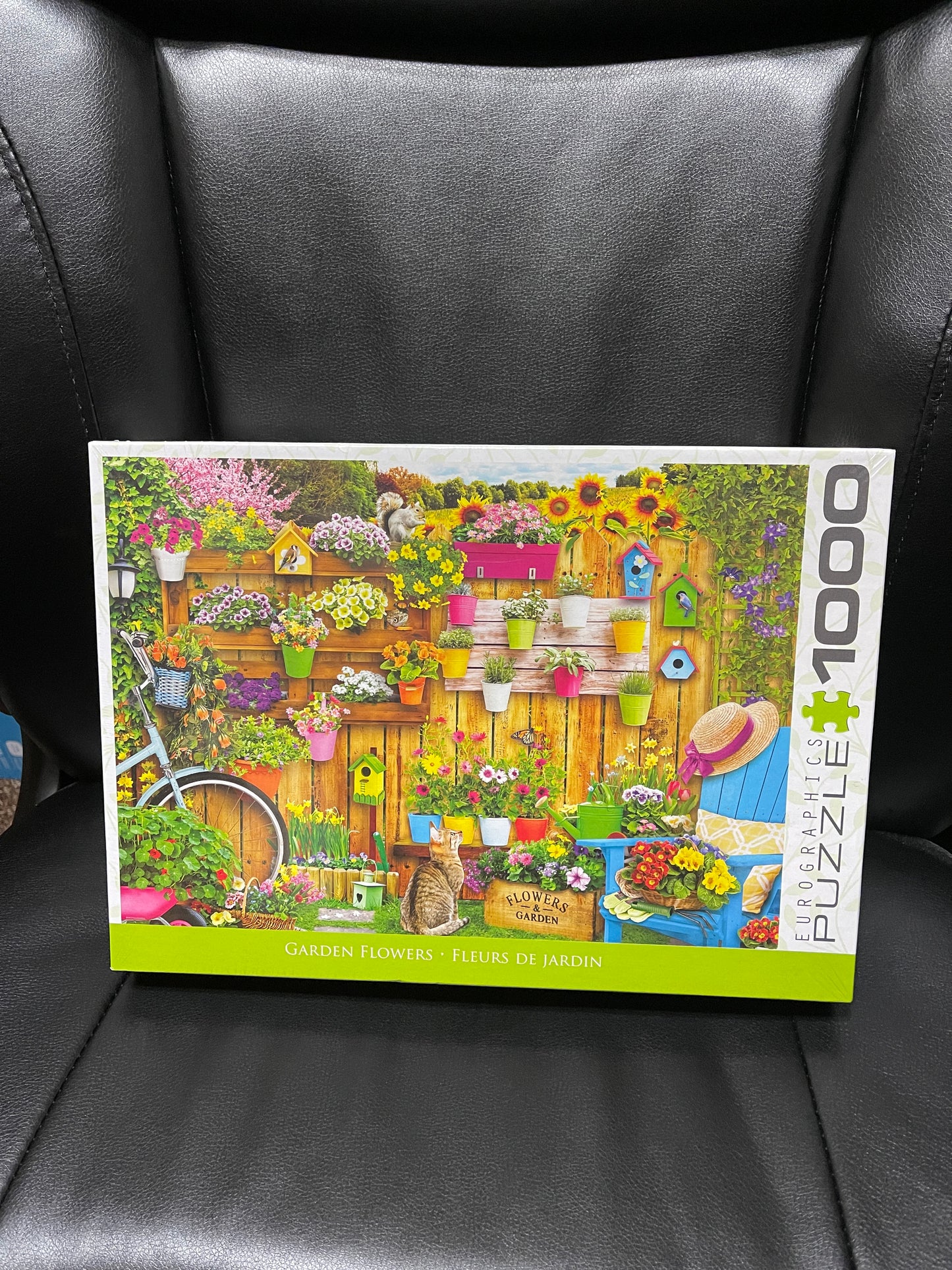 Garden Flowers 1000 piece puzzle by EUROGRAPHICS (Sealed, New)