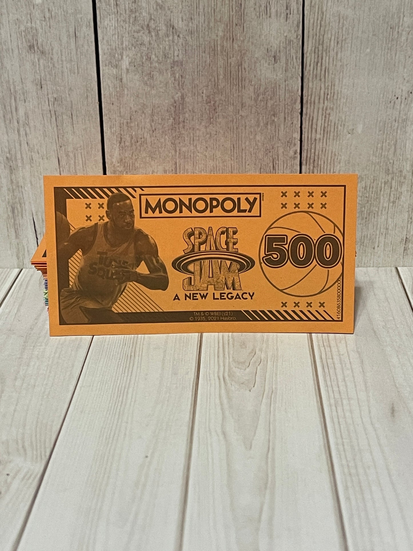 Monopoly - 2021 Space Jam A New Legacy Replacement Money Pack with LeBron James