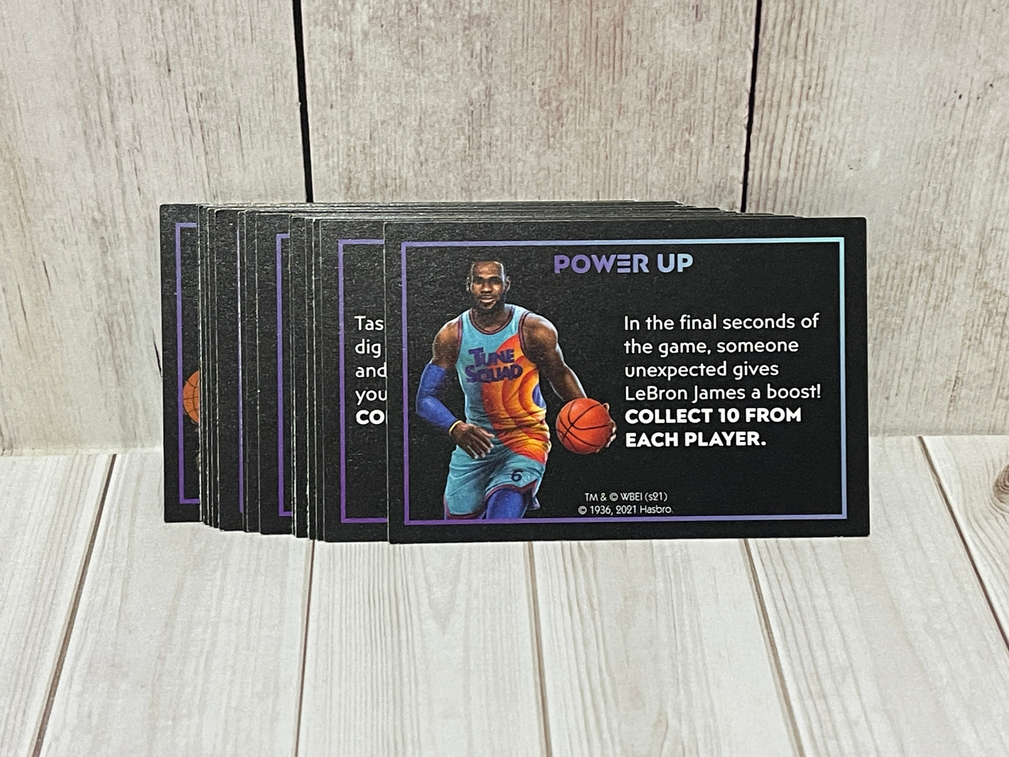 Monopoly - 2021 Space Jam A New Legacy Replacement Power Up Cards lot of (16) with LeBron James