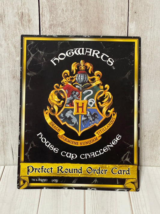 Harry Potter Hogwarts House Cup Challenge - Replacement Prefect Round Order Card