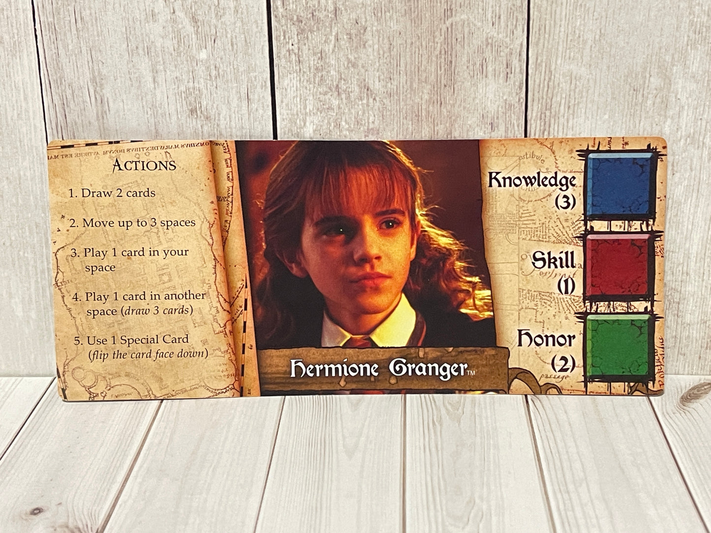 Harry Potter Hogwarts House Cup Challenge - Replacement Game Card Hermione Granger