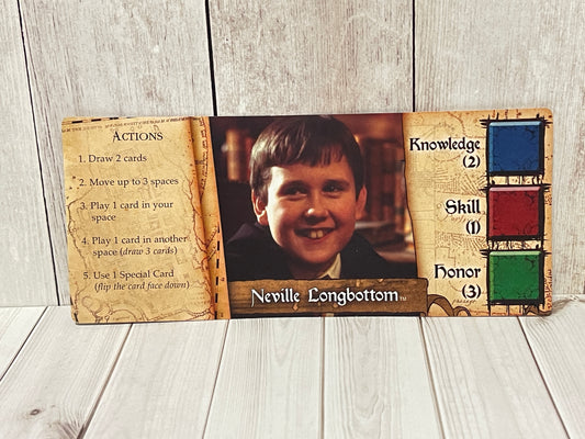 Harry Potter Hogwarts House Cup Challenge - Replacement Game Card Neville Longbottom