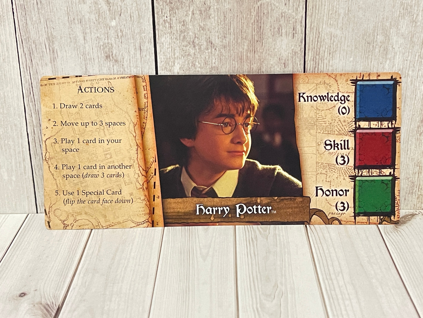 Harry Potter Hogwarts House Cup Challenge - Replacement Game Card Harry Potter