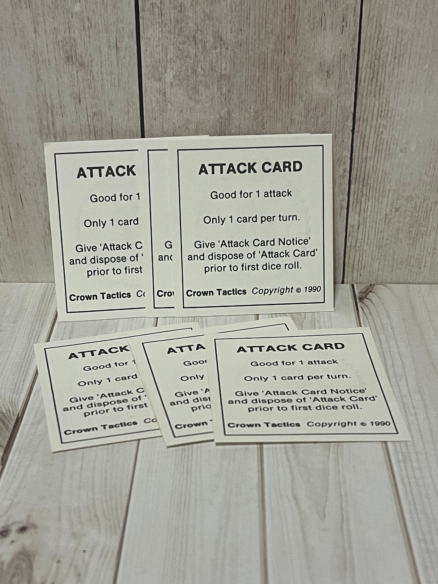 High Ground - 1990's Replacement Attack Cards x6