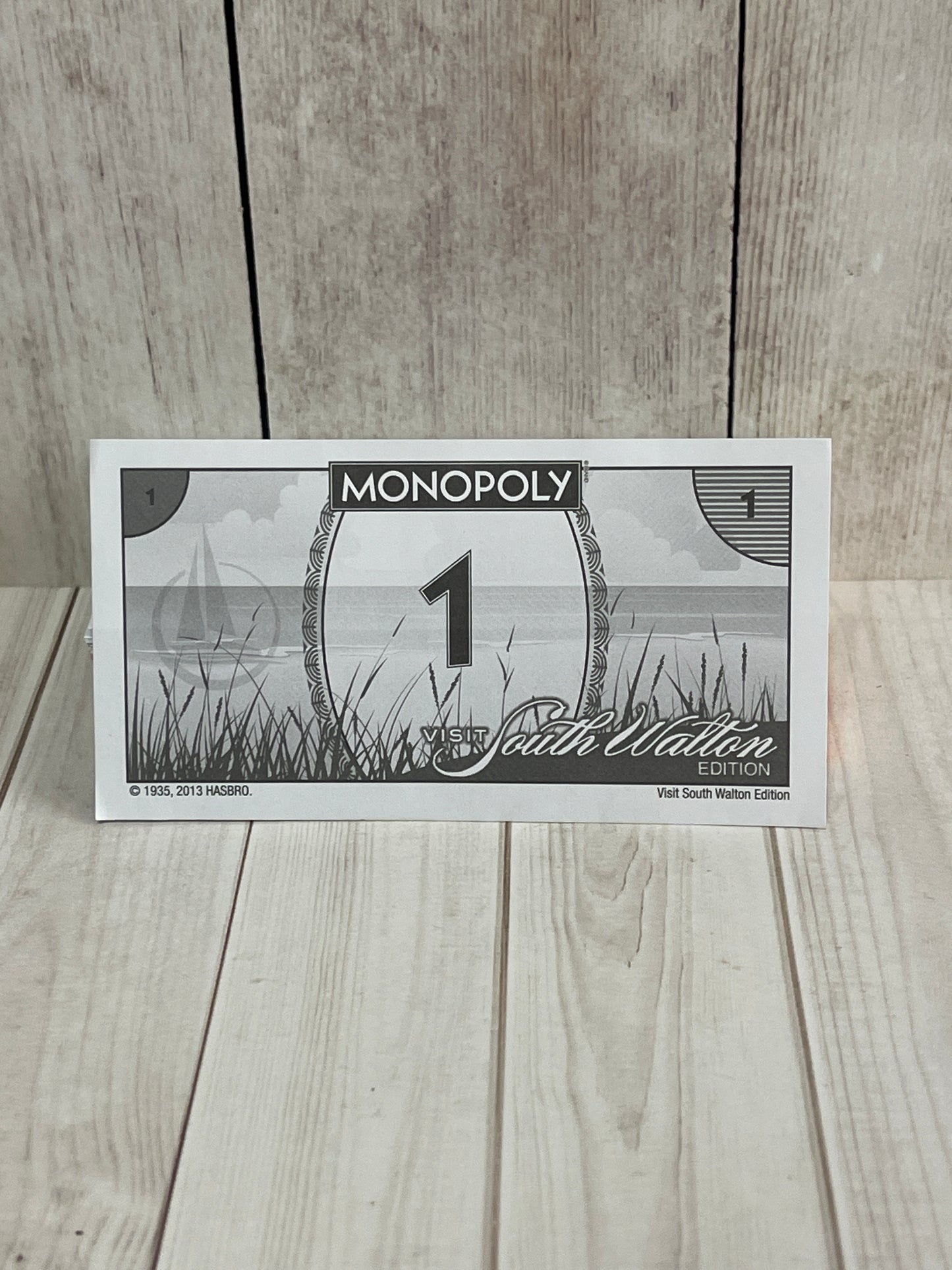 Monopoly - 2013 Visit South Walton Replacement Money Pack