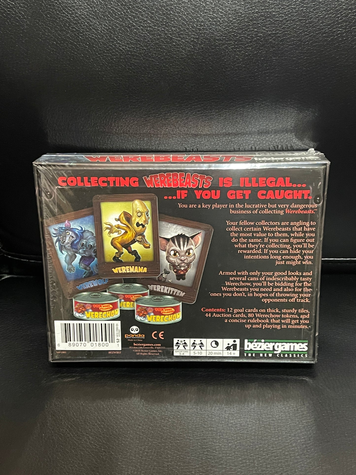 WEREBEASTS - 2018, The Social Deduction Collection Game SEALED NEW