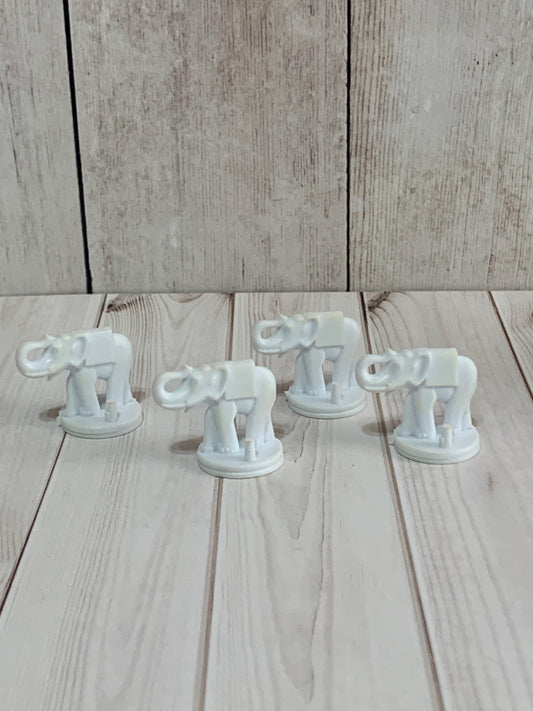 Conquest - 1980's Replacement Elephant lot of (4) White