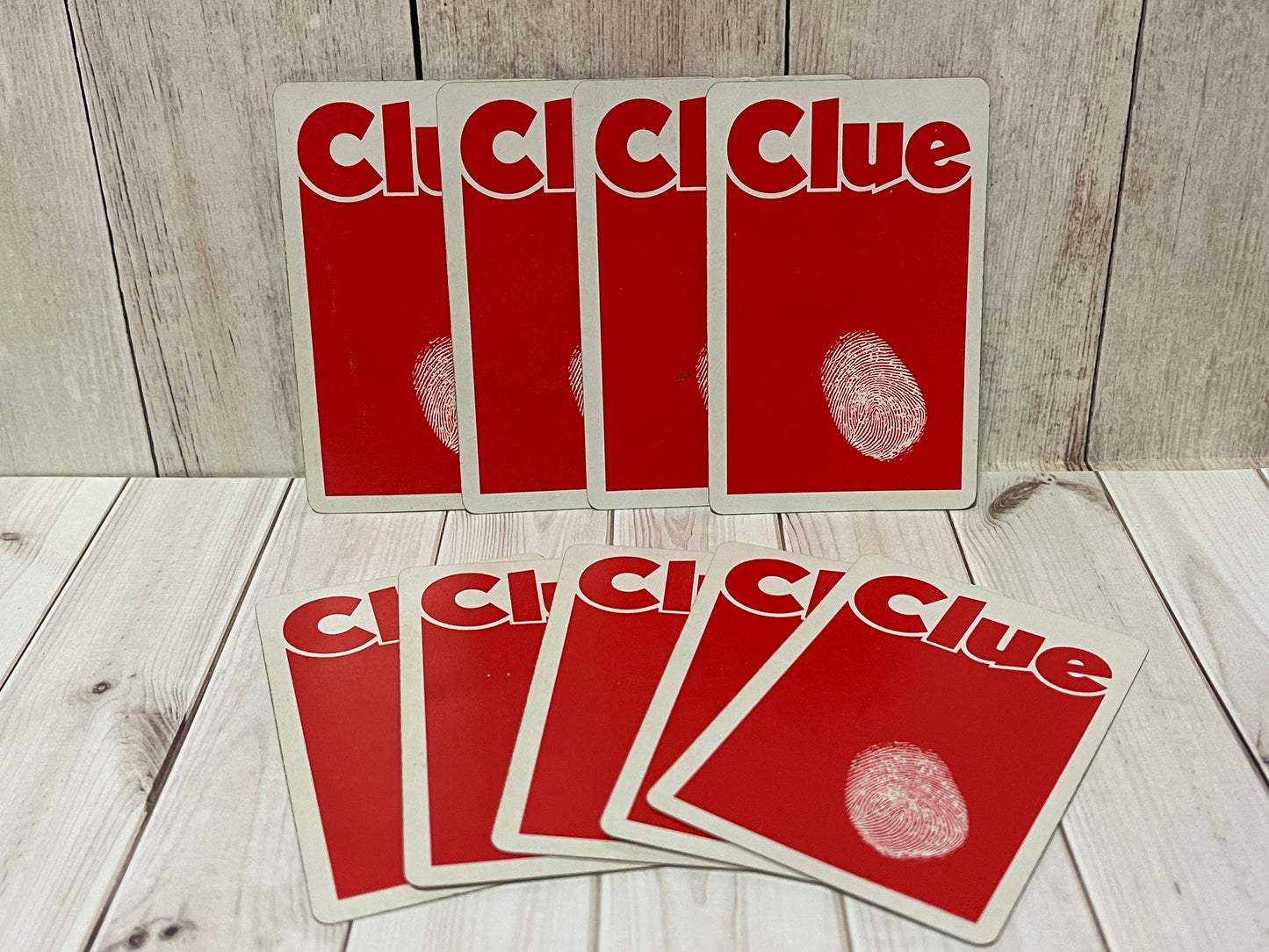 Clue - Vintage 1972 Replacement Locations Cards lot of (9)