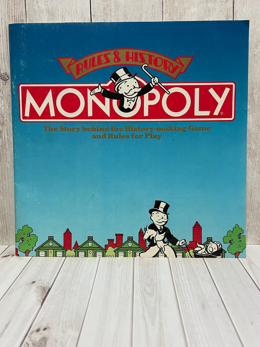 Monopoly - 1991 Deluxe Anniversary Edition Instruction Booklet