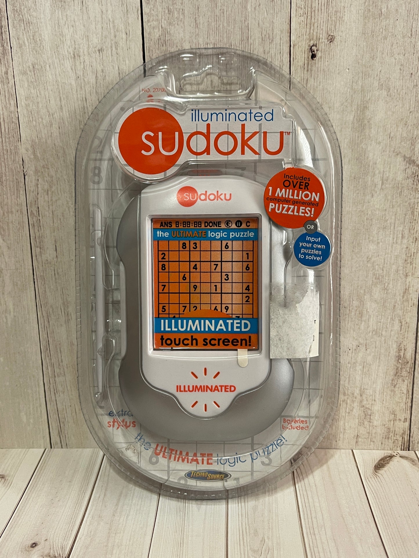 Sudoku - Illuminated 2006 Handheld Game - SEALED NEW