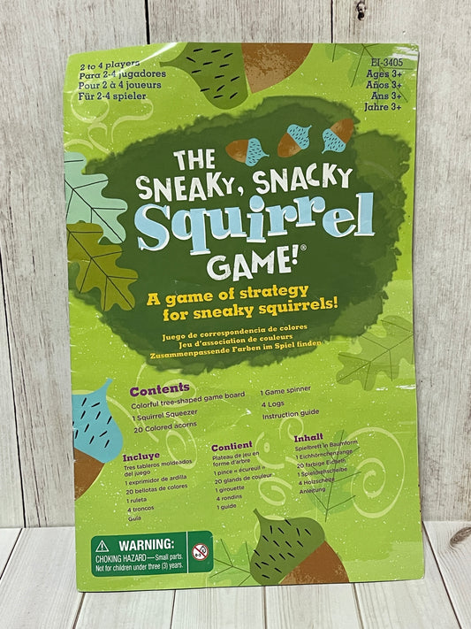 The Sneaky, Snacky Squirrel Game! Replacement Instructions